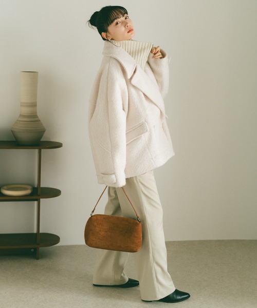 VANNIE U ブークレビッグカラーコート　ヴァニーユー VANNIE U（ヴァニーユー）の「ブークレビッグカラーコート