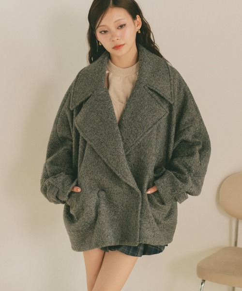 VANNIE U ブークレビッグカラーコート VANNIE U（ヴァニーユー）の「ブークレビッグカラーコート