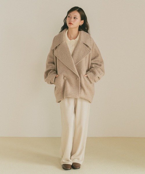 ブークレビッグカラーコート ブークレビッグカラーコート（その他アウター）｜VANNIE U