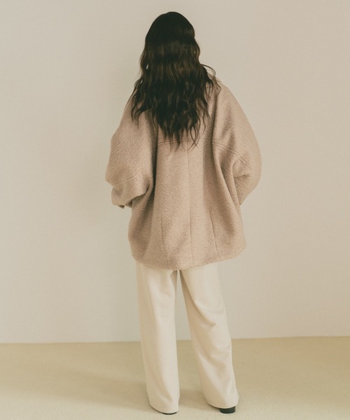 ブークレビッグカラーコート（その他アウター）｜VANNIE U