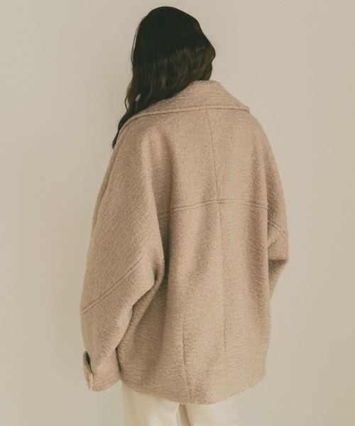 セール】ブークレビッグカラーコート（その他アウター）｜VANNIE U