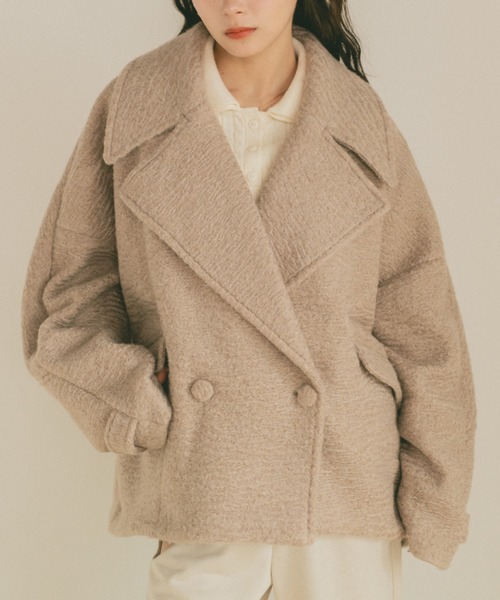 ブークレビッグカラーコート ブークレビッグカラーコート（その他アウター）｜VANNIE U