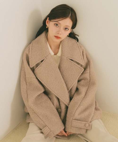 VANNIE U ブークレビッグカラーコート ブークレビッグカラーコート（その他アウター）｜VANNIE U