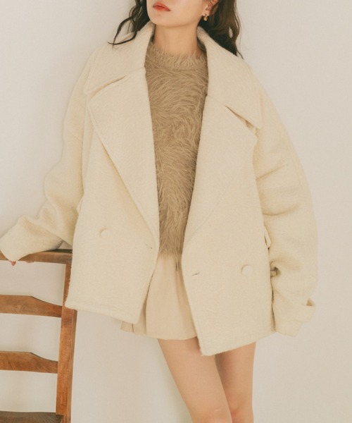 VANNIE U（ヴァニーユー）の「ブークレビッグカラーコート