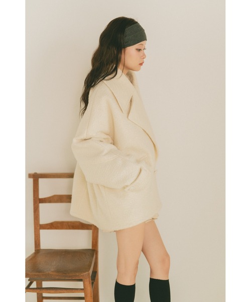 ブークレビッグカラーコート（その他アウター）｜VANNIE U