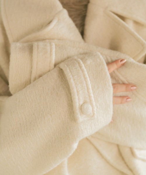 ブークレビッグカラーコート（その他アウター）｜VANNIE U