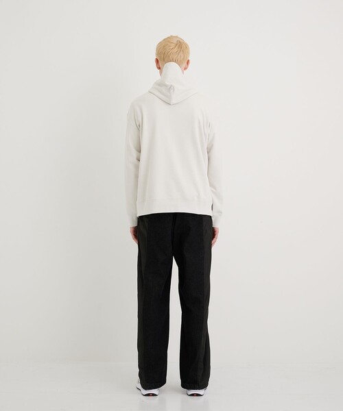 CITY TOKYO（シティトウキョウ）の「コンフォートリラックスフードプルオーバー（パーカー・メンズ・カーキ/ブラック/ダークグリーン/オフホワイト・2/3/1）」の7枚目の写真