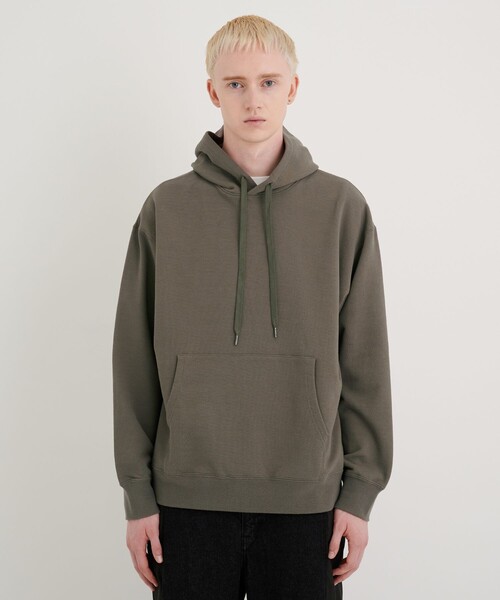 CITY TOKYO（シティトウキョウ）の「コンフォートリラックスフードプルオーバー（パーカー・メンズ・カーキ/ブラック/ダークグリーン/オフホワイト・2/3/1）」の20枚目の写真