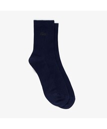 LACOSTE | レーヨンシルクブレンドリブニットソックス(ソックス/靴下)