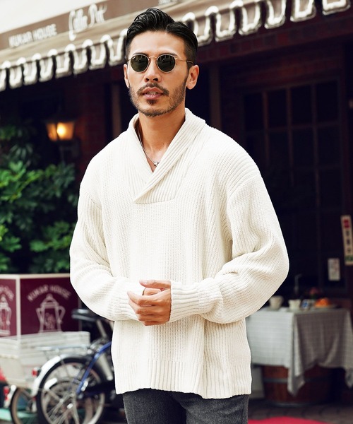 jiggys shop（ジギーズショップ）の「モールショールカラーニット