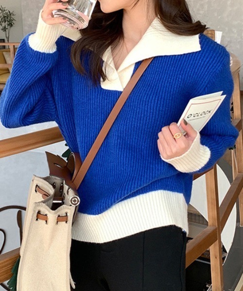 DEUX MI (Women)/ドゥミ ニットトレーナー MAISON DE THERESE ニット セーター ボトムインナーハーフ