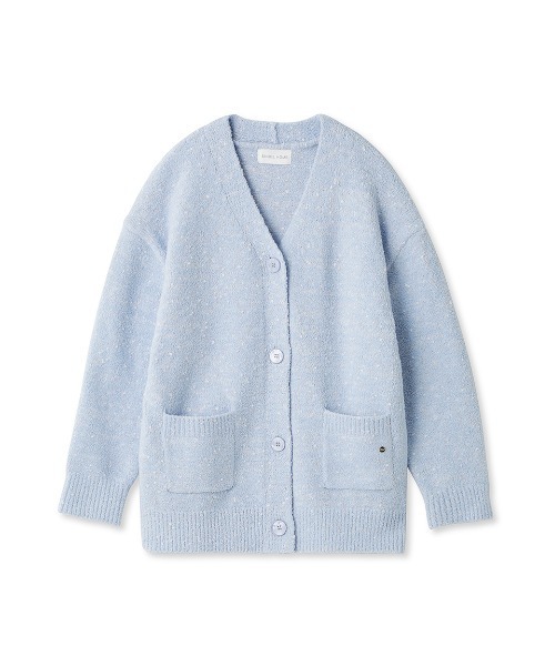 SNIDEL HOME 水色 カーディガン SNIDEL HOME（スナイデルホーム）の「カラフルネップ