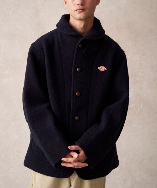 ジャケット・アウター MEN'S WOOL PILE ROUND COLLAR JACKET 44 DANTON（ダントン）の「MEN'S WOOL PILE ROUND COLLAR JACKET