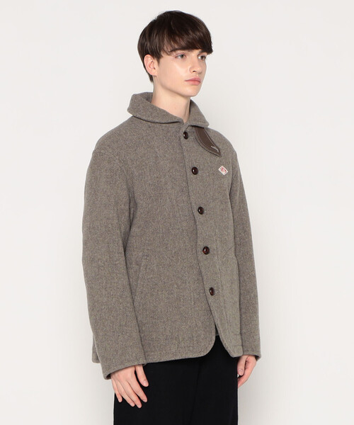 ジャケット・アウター MEN'S WOOL PILE ROUND COLLAR JACKET 44 ジャケット・アウター MEN'S WOOL PILE ROUND COLLAR JACKET 44