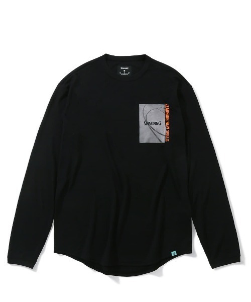 SPALDING(スポルディング)の「【SPALDING:スポルディング】ロングスリーブTシャツフロムダウンタウン/長袖ロンT(Tシャツ/カットソー・メンズ・ホワイト/ブラック・MEDIUM/LARGE/X-LARGE)」の9枚目の写真