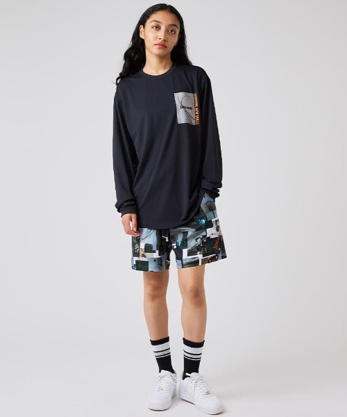 SPALDING(スポルディング)の「【SPALDING:スポルディング】ロングスリーブTシャツフロムダウンタウン/長袖ロンT(Tシャツ/カットソー・メンズ・ホワイト/ブラック・MEDIUM/LARGE/X-LARGE)」の10枚目の写真