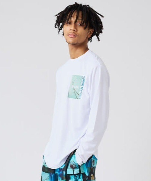 SPALDING(スポルディング)の「【SPALDING:スポルディング】ロングスリーブTシャツフロムダウンタウン/長袖ロンT(Tシャツ/カットソー・メンズ・ホワイト/ブラック・MEDIUM/LARGE/X-LARGE)」の14枚目の写真