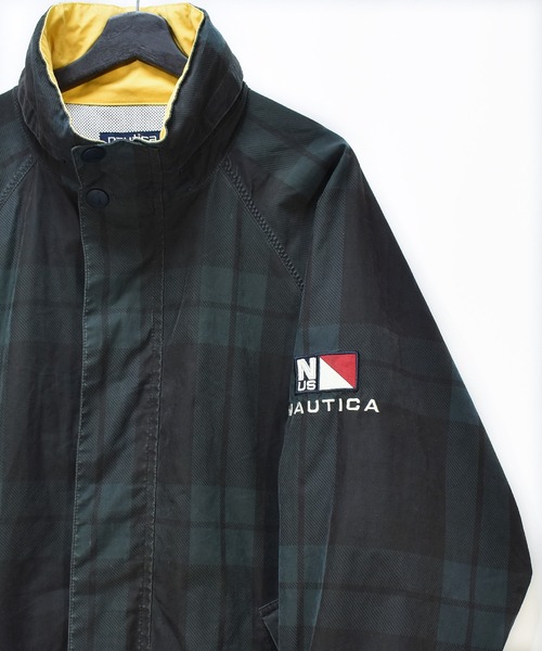 【ヴィンテージ古着】NAUATICA / ノーティカ フード付き フルジップ セーリングジャケット
