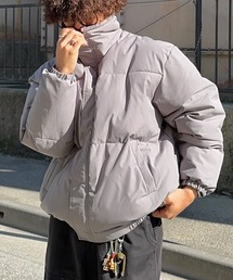 PICSAS（ピクサス）の「【PICSAS】オーバーサイズ ハイネック ボリューム中綿ジャケット<撥水/防風>（ダウンジャケット/コート）」