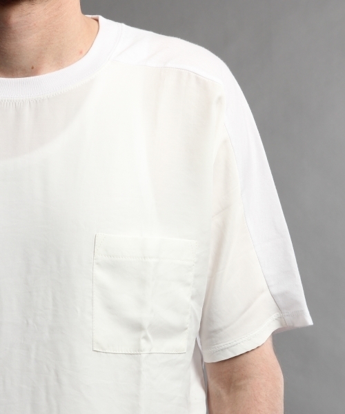 HARE(ハレ)の「ラグランキリカエプルオーバー(HARE)(Tシャツ/カットソー・メンズ・オフホワイト/グレー/ブラック・MEDIUM/SMALL)」の8枚目の写真
