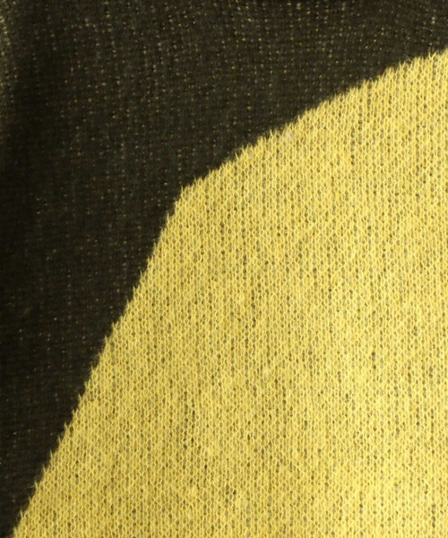SITRY(シトリー)の「asymmetry design jacquard knitting crew neck sweater/アシンメトリーデザイン ジャガード ニット クルーネック セーター/ニット/総柄(ニット/セーター・メンズ・バーガンディー/ブラック/カーキ・L/M)」の19枚目の写真