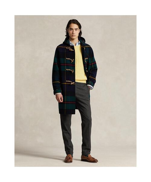 POLO RALPH LAUREN（ポロ ラルフ ローレン）の「プラッド ウールブレンド ダッフル コート（ピーコート・メンズ・マルチ・38R/42R/40 S）」の3枚目の写真