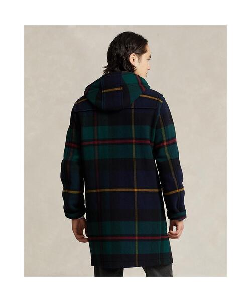 POLO RALPH LAUREN（ポロ ラルフ ローレン）の「プラッド ウールブレンド ダッフル コート（ピーコート・メンズ・マルチ・38R/42R/40 S）」の4枚目の写真