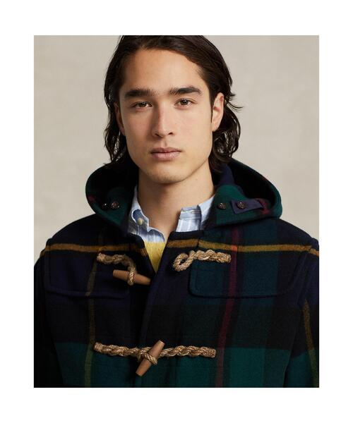 POLO RALPH LAUREN（ポロ ラルフ ローレン）の「プラッド ウールブレンド ダッフル コート（ピーコート・メンズ・マルチ・38R/42R/40 S）」の5枚目の写真