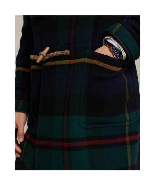 POLO RALPH LAUREN（ポロ ラルフ ローレン）の「プラッド ウールブレンド ダッフル コート（ピーコート・メンズ・マルチ・38R/42R/40 S）」の6枚目の写真