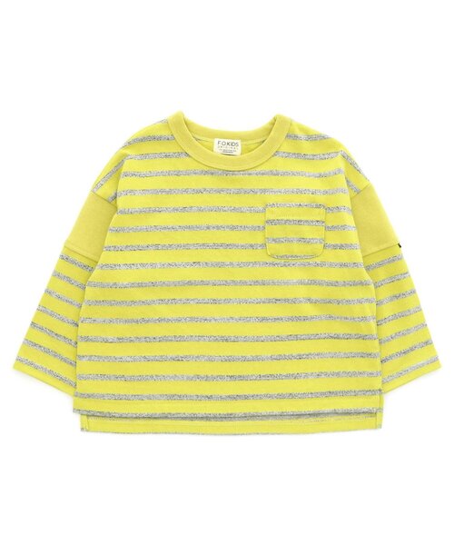 F.O.KIDS(エフオーキッズ)の「長袖ボーダーTシャツ(Tシャツ/カットソー・キッズ・ブラック/ネイビー/ライム/レッド/サックスブルー・80/90/100/110/120/130/140/150)」の15枚目の写真