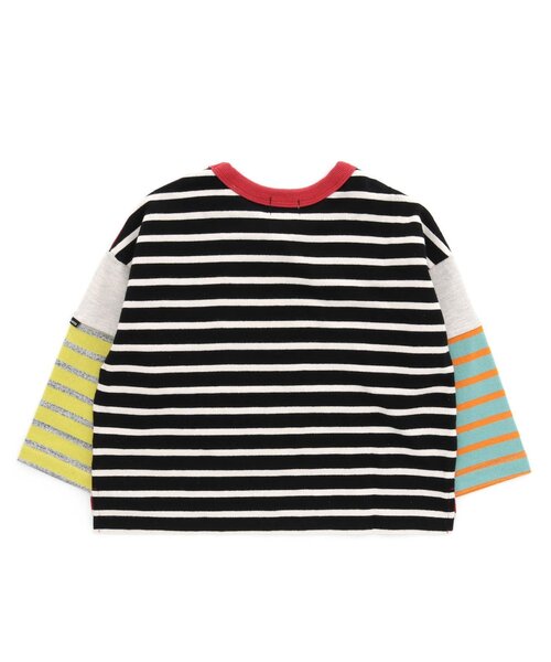 F.O.KIDS(エフオーキッズ)の「長袖ボーダーTシャツ(Tシャツ/カットソー・キッズ・ブラック/ネイビー/ライム/レッド/サックスブルー・80/90/100/110/120/130/140/150)」の21枚目の写真