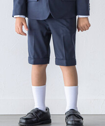 BeBe | NEWSTARポンチダブルハーフパンツ(110~130cm)(スーツパンツ)