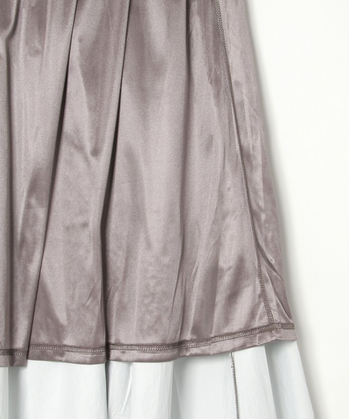 notch.（ノッチ）の「メタリックギャザースカート（スカート・レディース・シルバー・M）」の13枚目の写真