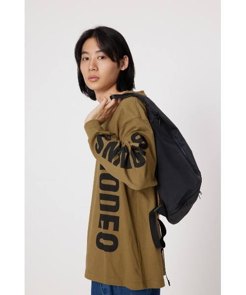 RODEO CROWNS WIDE BOWL(ロデオクラウンズワイドボウル)の「アームロゴロングスリーブTシャツ(Tシャツ/カットソー・メンズ・カーキ/ブラック/オフホワイト/ライトブルー・LARGE/MEDIUM)」の12枚目の写真