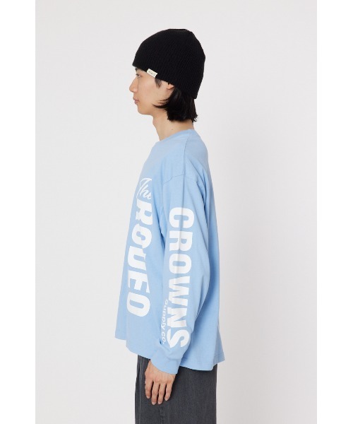 RODEO CROWNS WIDE BOWL(ロデオクラウンズワイドボウル)の「アームロゴロングスリーブTシャツ(Tシャツ/カットソー・メンズ・カーキ/ブラック/オフホワイト/ライトブルー・LARGE/MEDIUM)」の19枚目の写真