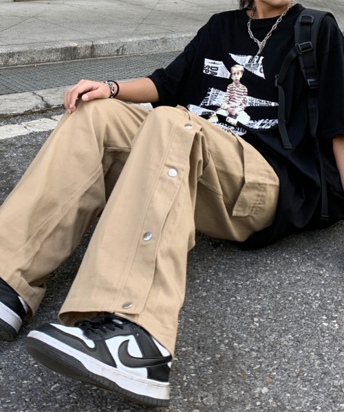 GEMEDA(ジェメダ)の「裾ボタンカーゴパンツ(カーゴパンツ・レディース・ブラック/ベージュ/カーキ・S/M)」の19枚目の写真