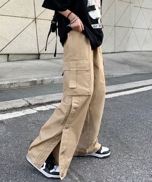 セール】裾ボタンカーゴパンツ（カーゴパンツ）｜GEMEDA