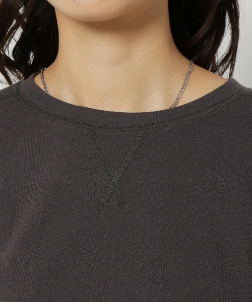 niko and...（ニコアンド）の「ミニパイルステッチBIGプルオーバー（Tシャツ/カットソー・レディース・チャコール/ブルー/アイボリー/ピンク・MEDIUM/LARGE）」の12枚目の写真