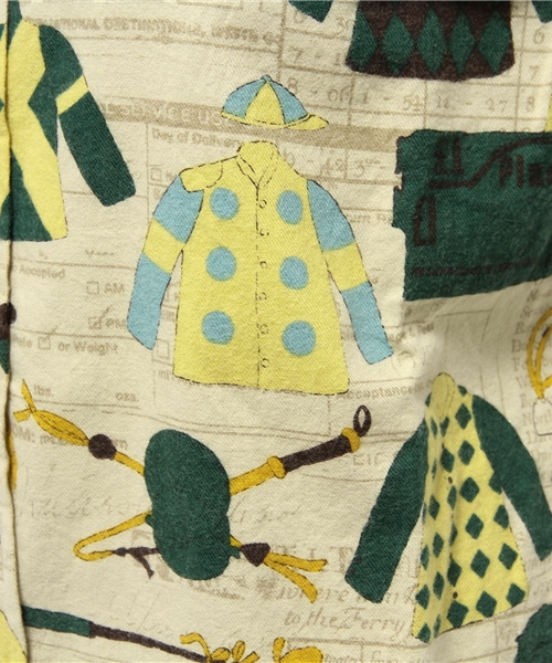 BEAMS BOY(ビームスボーイ)の「BEAMS BOY / ジョッキー プリント バルーンスリーブ(シャツ/ブラウス・レディース・グリーン・ONE SIZE)」の9枚目の写真