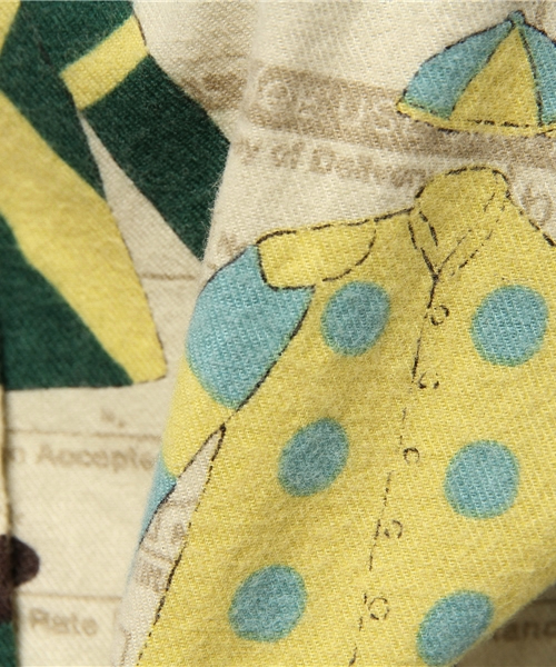 BEAMS BOY(ビームスボーイ)の「BEAMS BOY / ジョッキー プリント バルーンスリーブ(シャツ/ブラウス・レディース・グリーン・ONE SIZE)」の10枚目の写真