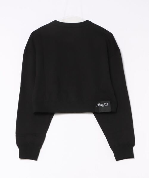 styling/（スタイリング）の「ショートカットプルオーバー（パーカー・レディース・ピンク/ホワイト/ブルー/ブラック・FREE）」の5枚目の写真