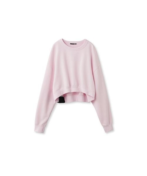 styling/（スタイリング）の「ショートカットプルオーバー（パーカー・レディース・ピンク/ホワイト/ブルー/ブラック・FREE）」の4枚目の写真
