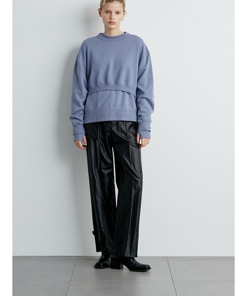 styling/（スタイリング）の「ショートカットプルオーバー（パーカー・レディース・ピンク/ホワイト/ブルー/ブラック・FREE）」の16枚目の写真