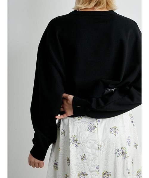 styling/（スタイリング）の「ショートカットプルオーバー（パーカー・レディース・ピンク/ホワイト/ブルー/ブラック・FREE）」の13枚目の写真