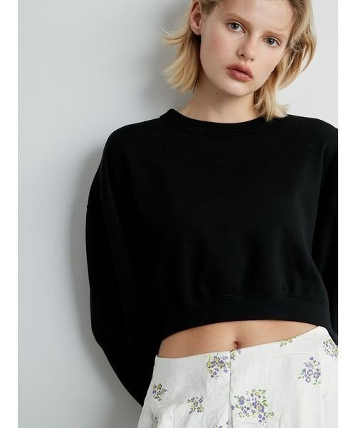 styling/（スタイリング）の「ショートカットプルオーバー（パーカー・レディース・ピンク/ホワイト/ブルー/ブラック・FREE）」の10枚目の写真