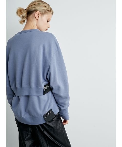 styling/（スタイリング）の「ショートカットプルオーバー（パーカー・レディース・ピンク/ホワイト/ブルー/ブラック・FREE）」の18枚目の写真