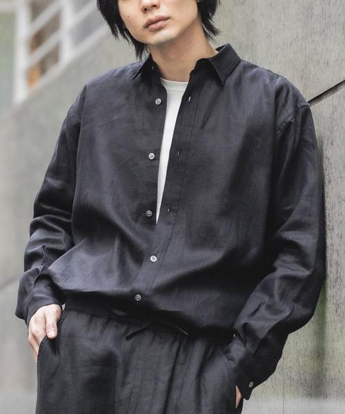 417 EDIFICE（フォーワンセブンエディフィス）の「NORMANDY LINEN / ノルマンディリネン PANTS（スラックス・メンズ・ブラック/ベージュ/イエロー/その他2・SMALL/MEDIUM/LARGE）」の14枚目の写真