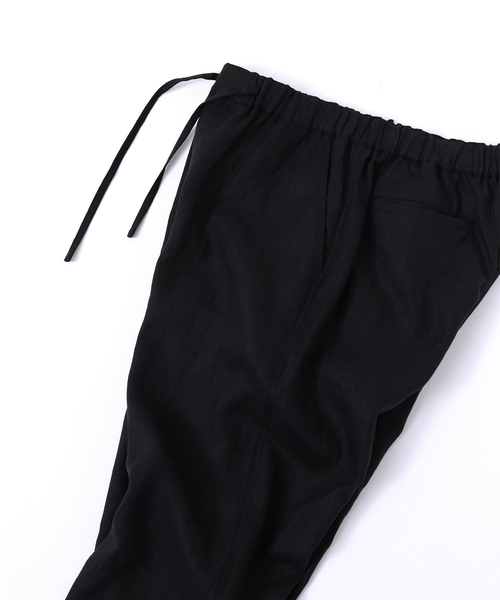417 EDIFICE（フォーワンセブンエディフィス）の「NORMANDY LINEN / ノルマンディリネン PANTS（スラックス・メンズ・ブラック/ベージュ/イエロー/その他2・SMALL/MEDIUM/LARGE）」の12枚目の写真