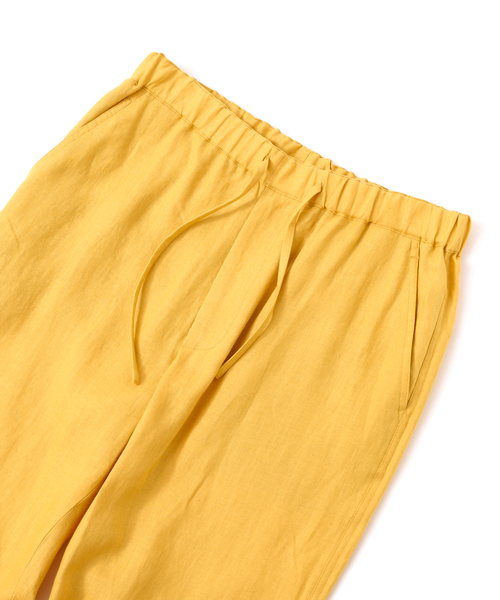 417 EDIFICE（フォーワンセブンエディフィス）の「NORMANDY LINEN / ノルマンディリネン PANTS（スラックス・メンズ・ブラック/ベージュ/イエロー/その他2・SMALL/MEDIUM/LARGE）」の17枚目の写真