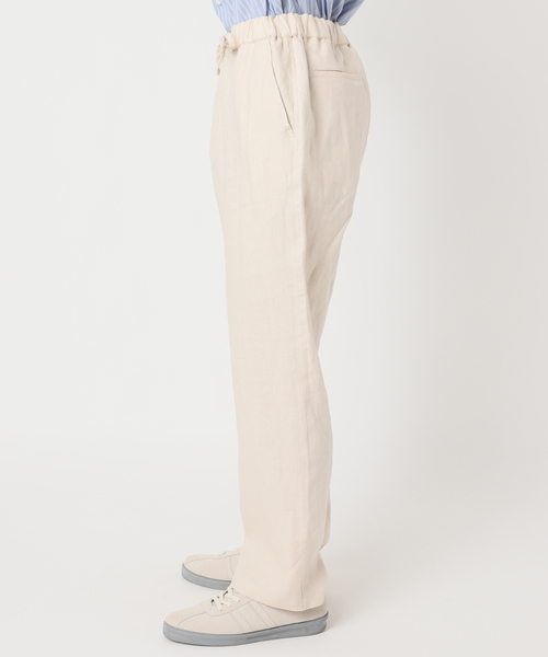 417 EDIFICE（フォーワンセブンエディフィス）の「NORMANDY LINEN / ノルマンディリネン PANTS（スラックス・メンズ・ブラック/ベージュ/イエロー/その他2・SMALL/MEDIUM/LARGE）」の21枚目の写真